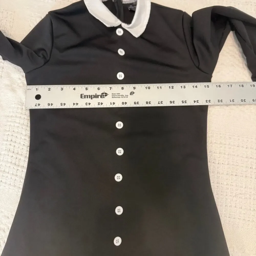 Spirit Wednesday Addams child large Halloween costume dress A3 2974